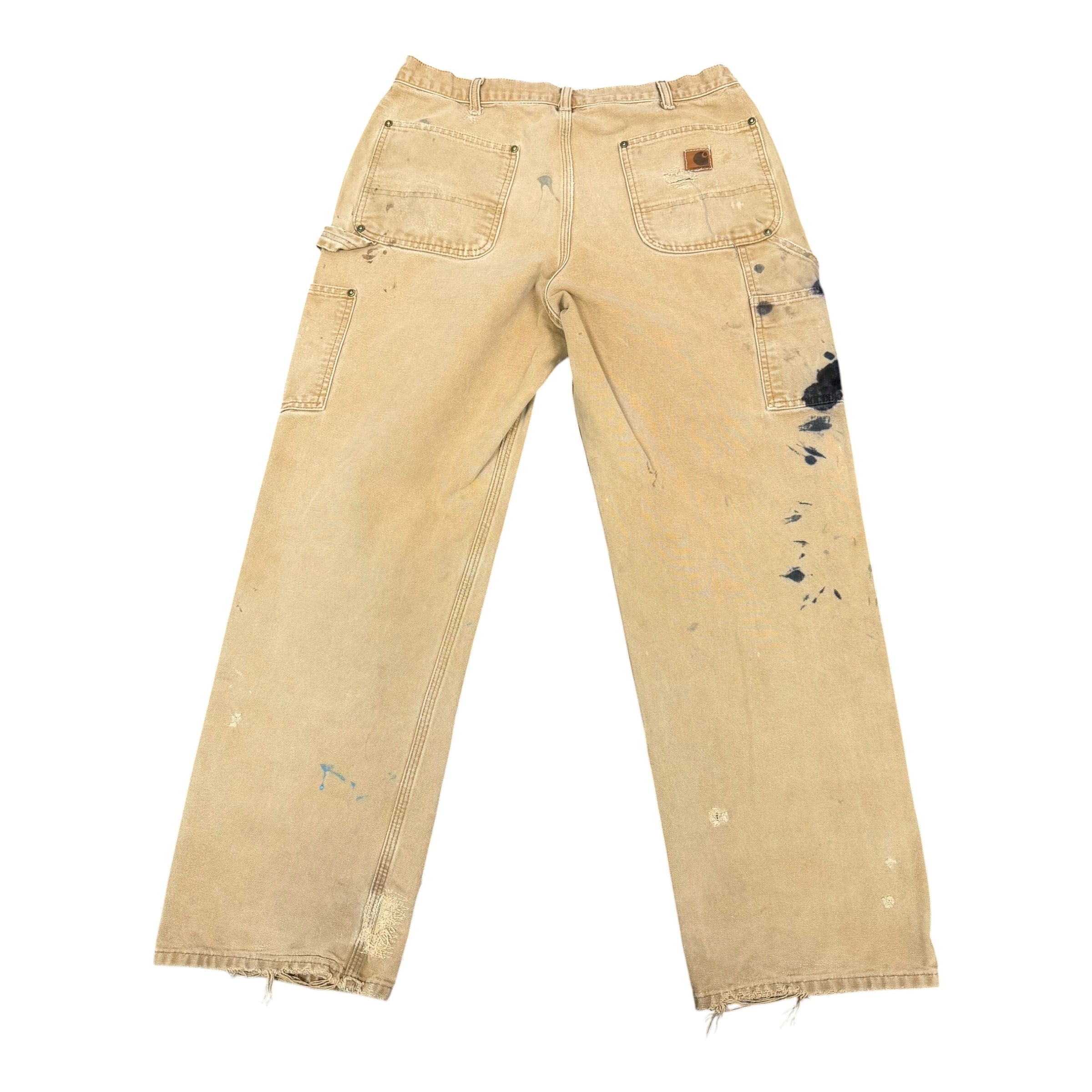 Vintage Carhartt Khaki Distressed Double Knee