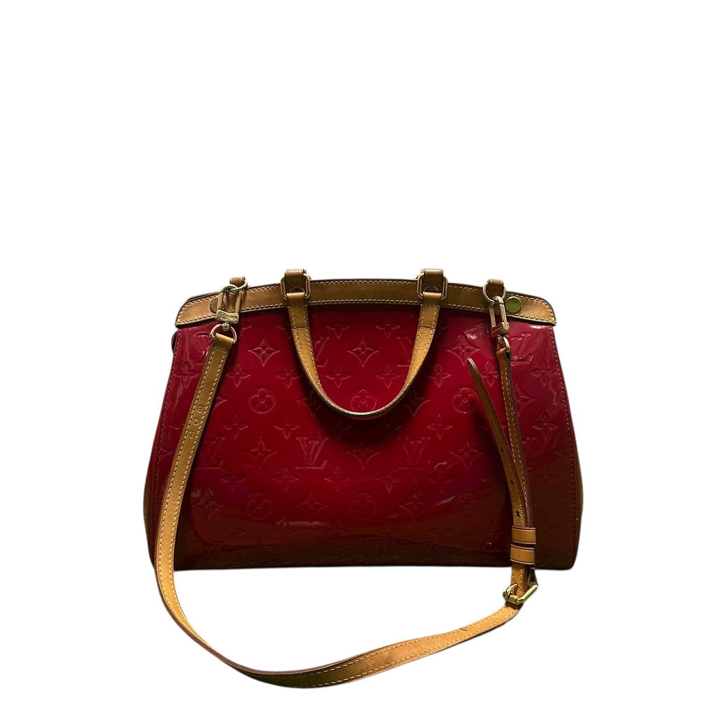 Louis Vuitton Vernis Blair MM Hand Bag “Red”