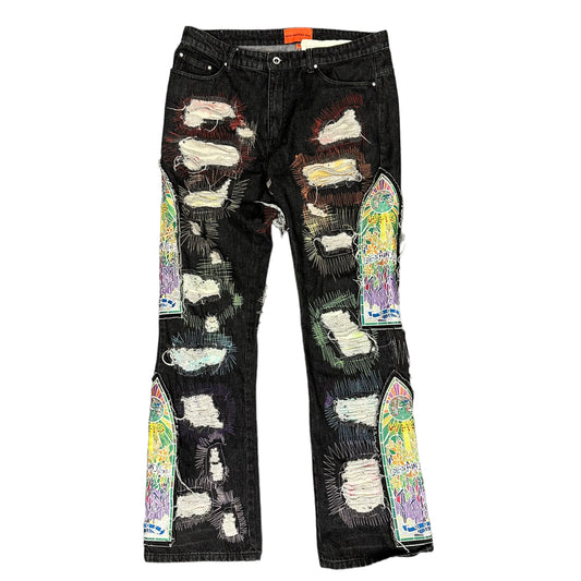 Who Decides War Multicolor Cathedral Jeans