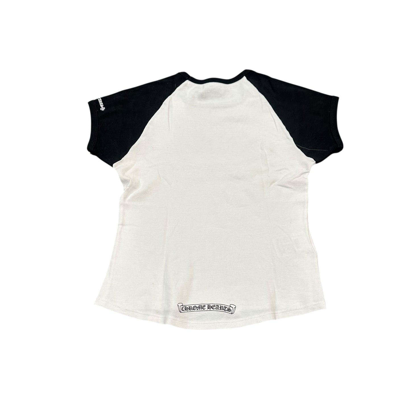 Chrome Hearts Vine Logo Cropped Baby Tee