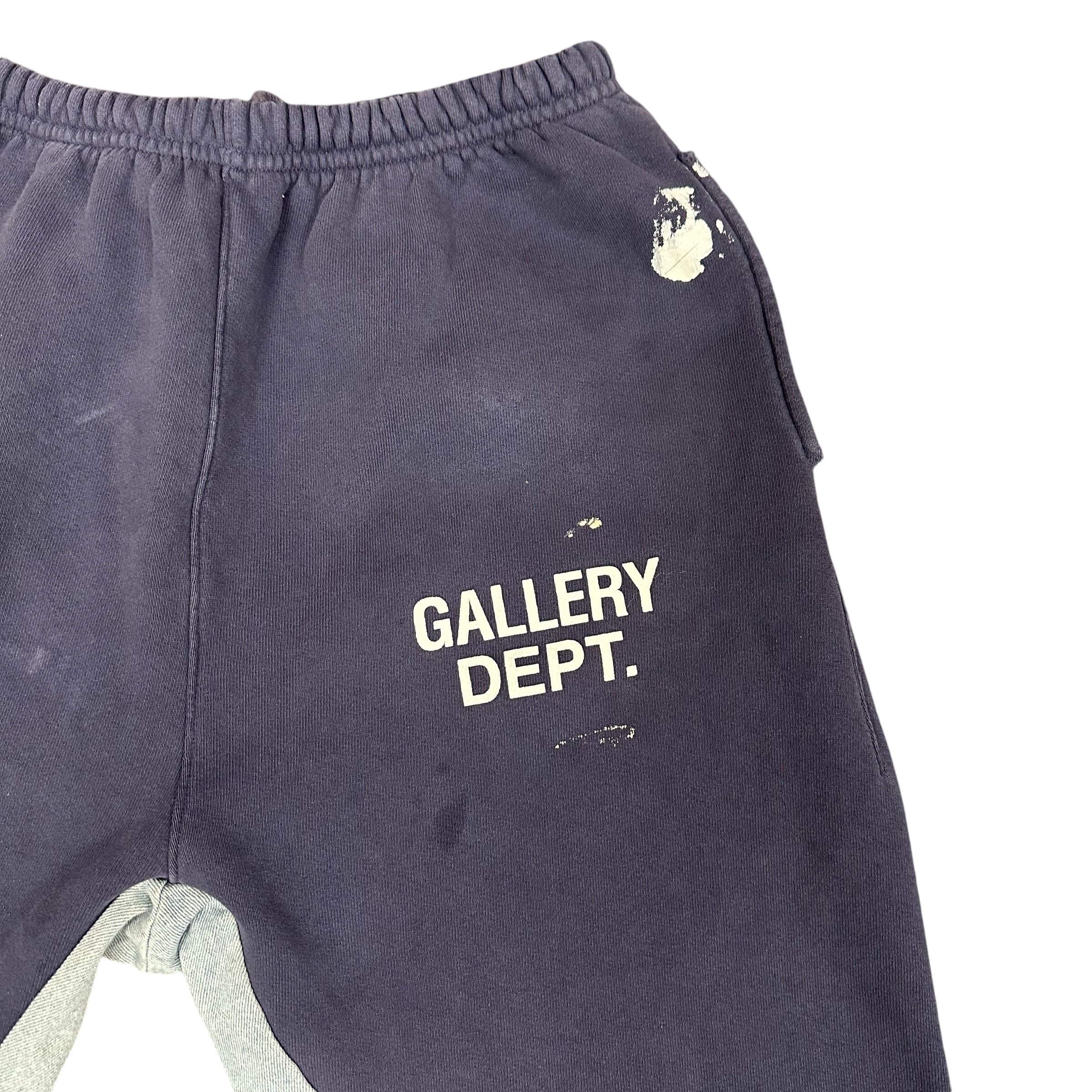 Gallery Dept Flare Navy Sweatpants