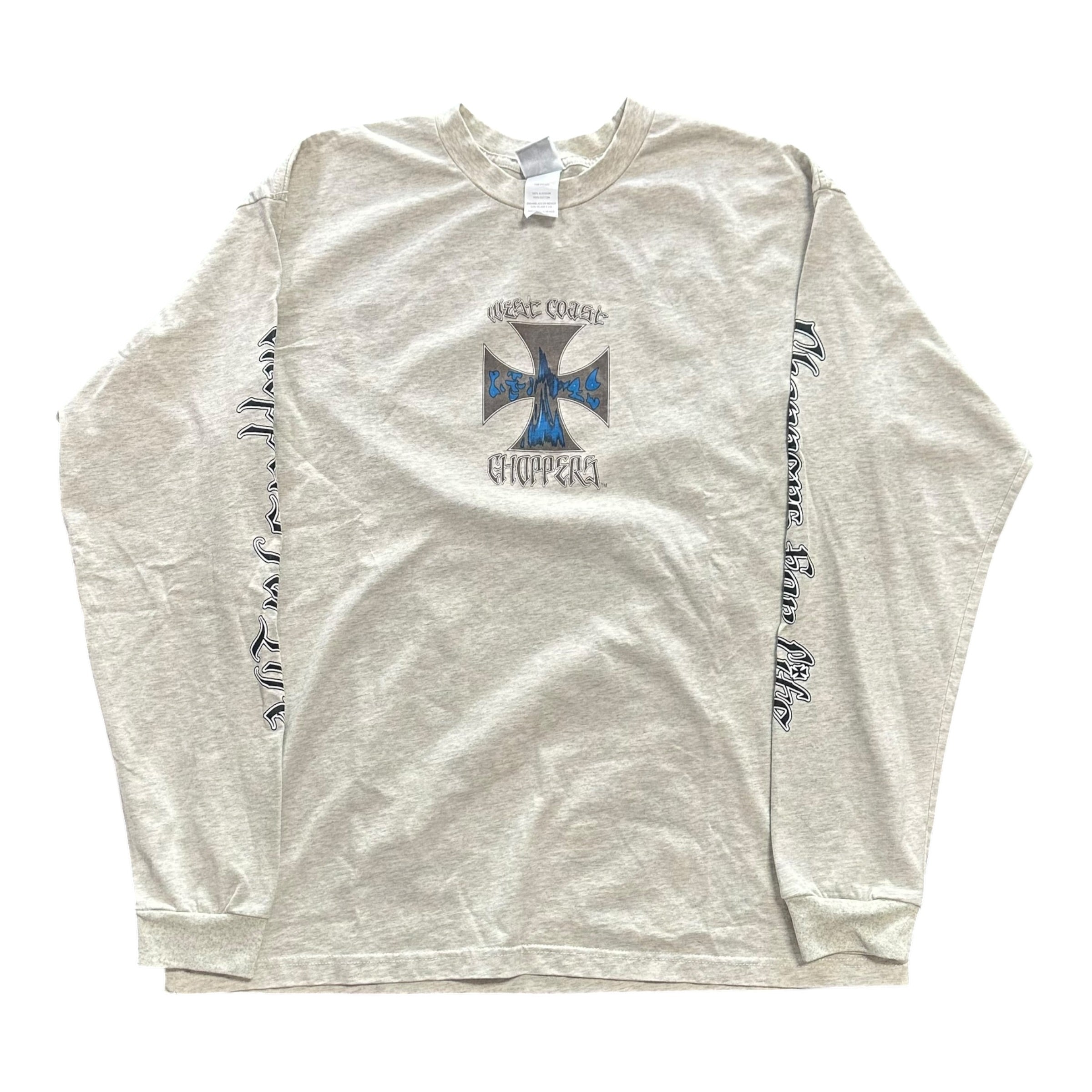 West Coast Choppers Blue Motorcycle L/S