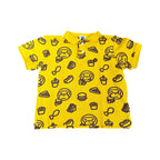 Baby Milo “Junk Food” All Over Print Polo T Shirt