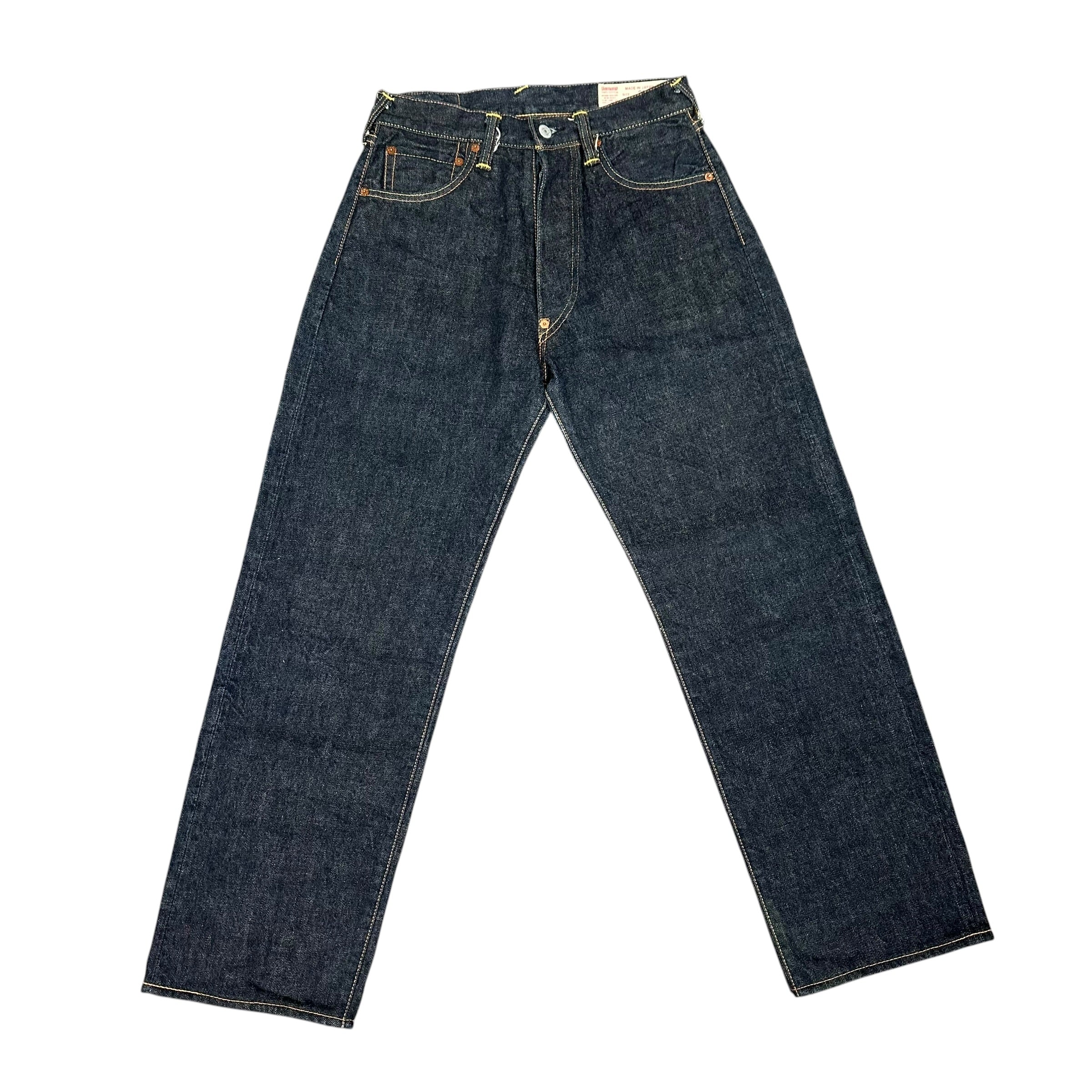 Evisu “No.2” Dark Blue/Green Jeans (29x29)