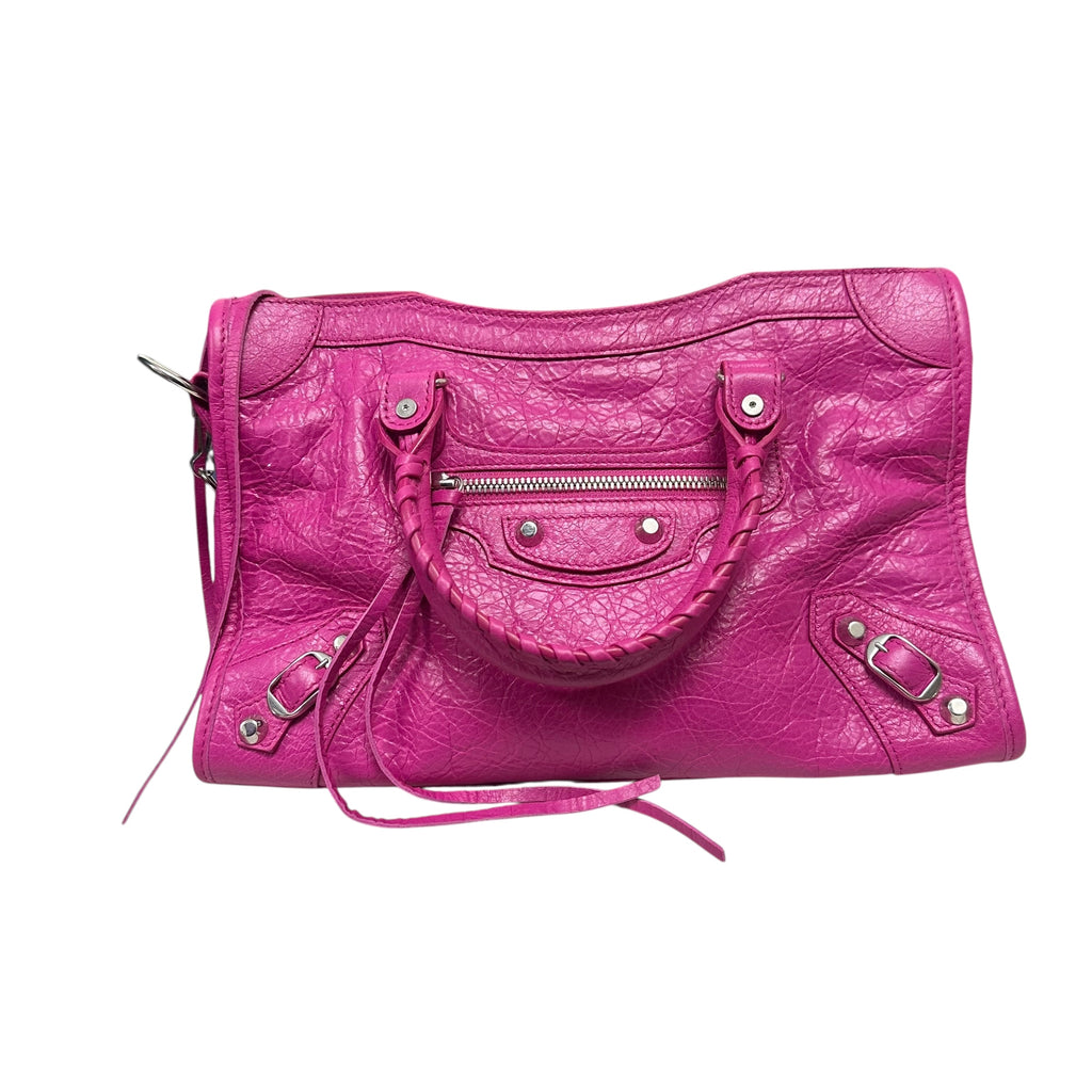 Pink Balenciaga Le City Bag