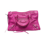 Pink Balenciaga Le City Bag