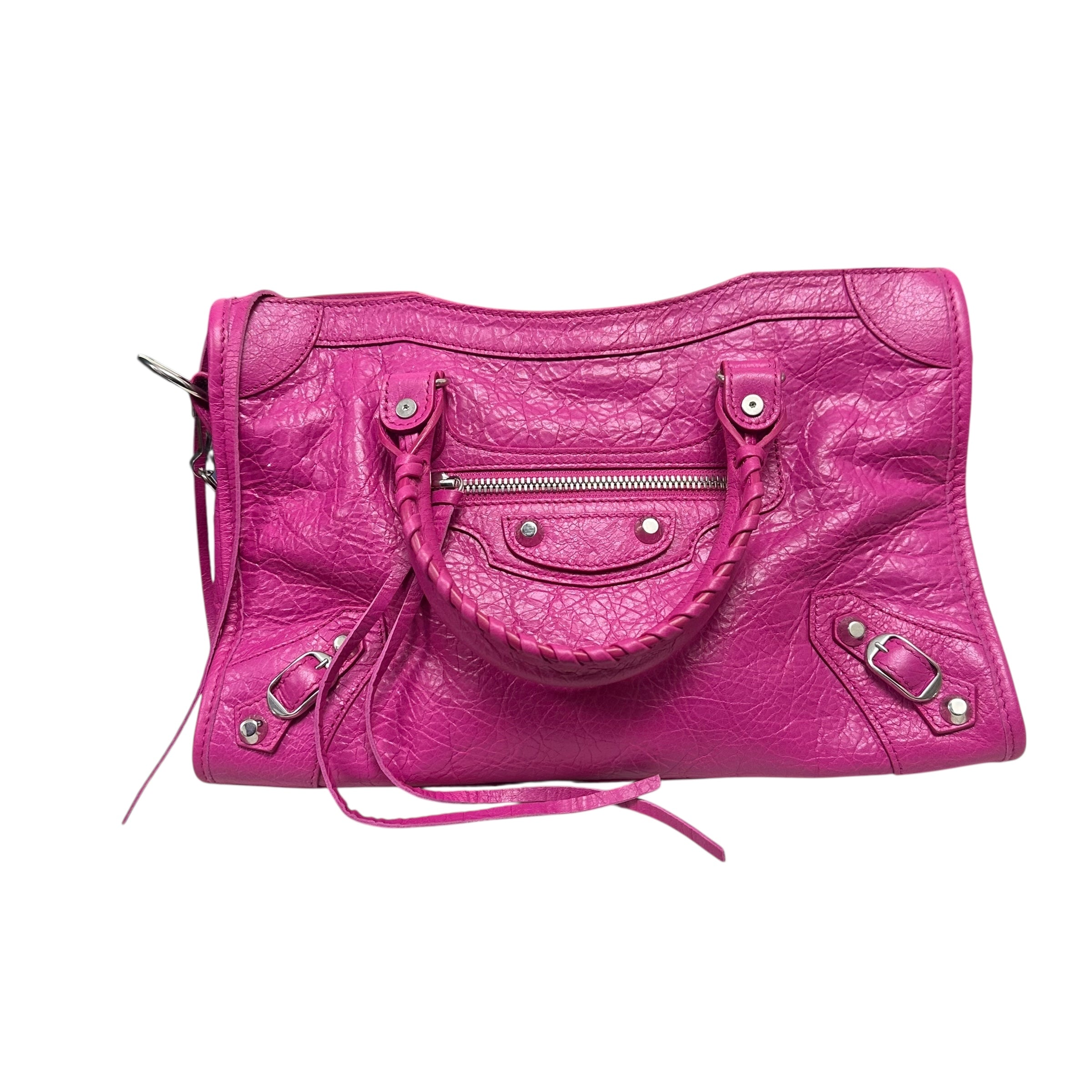 Pink Balenciaga Le City Bag