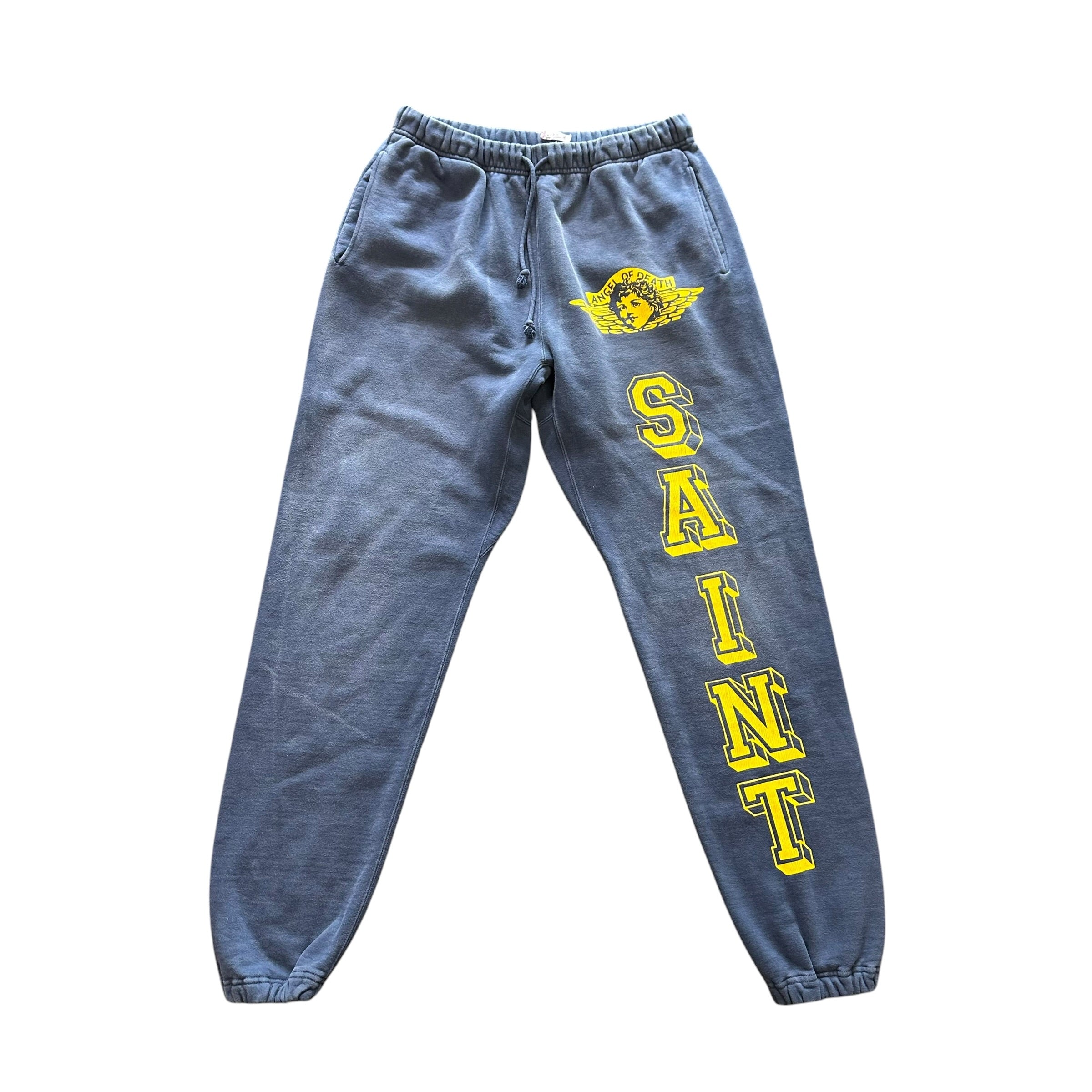 Saint Mxxxxxx Angel of Death Sweatpants Navy