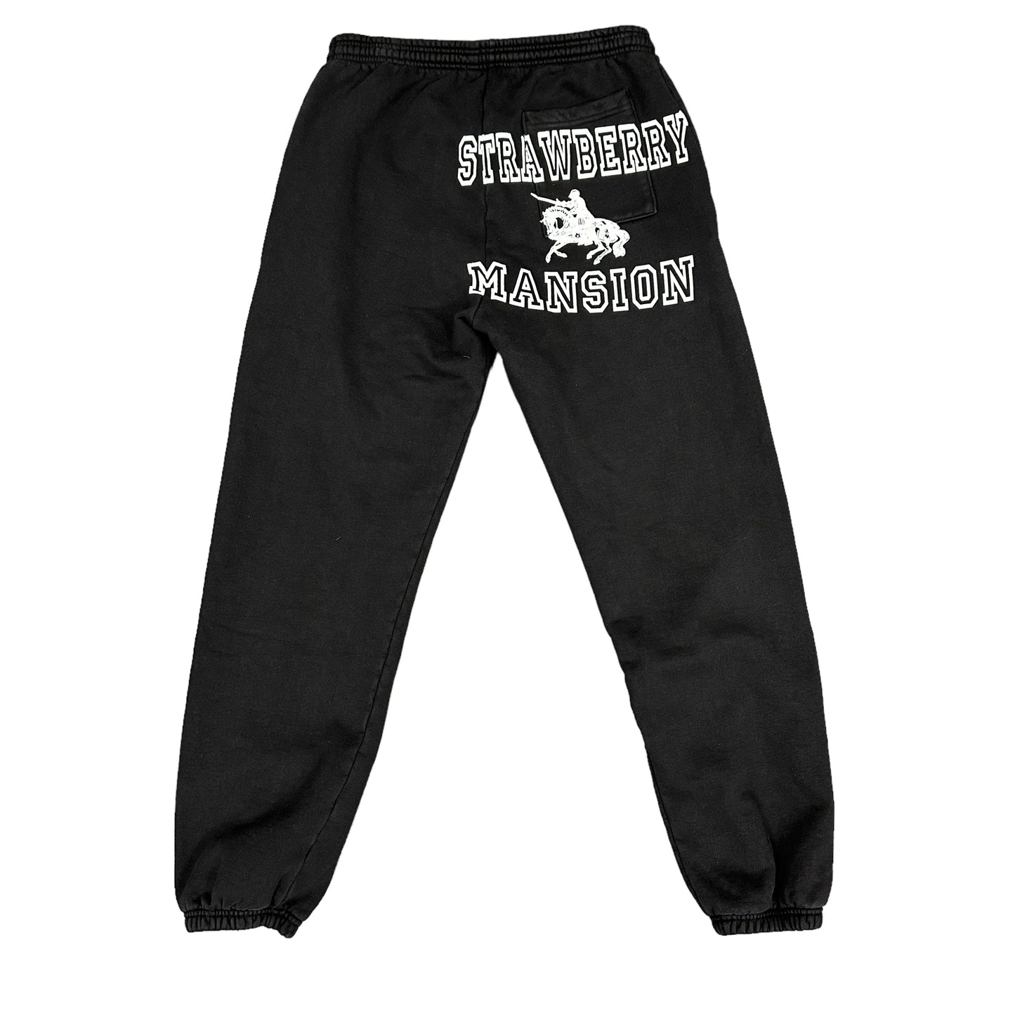 Black Strawberry Mansion Sweatpants