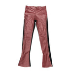 Roberto Cavalli Leather Pants Red/Black FDWMNS