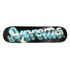 Supreme Chrome Logo Black Skateboard Skate Deck