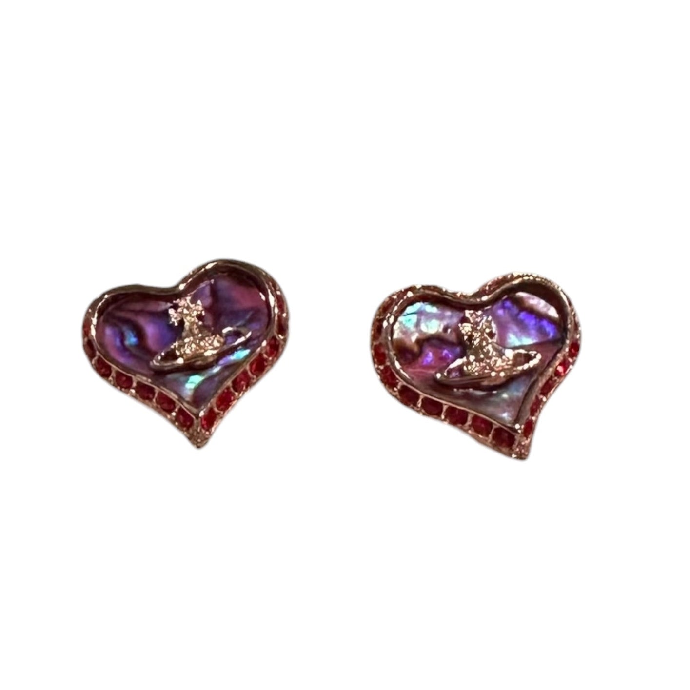 Vivienne Westwood Red/Marble Earrings