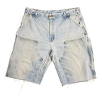 Vintage Carhartt Blue Double Knee Shorts(36)