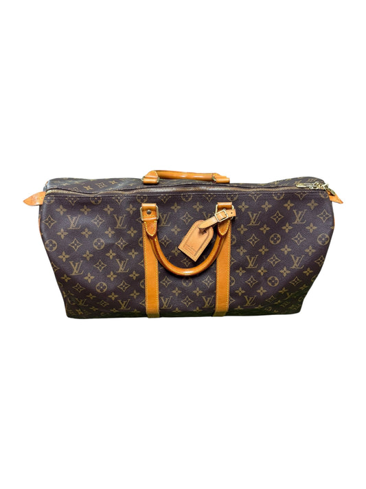 Louis Vuitton Monogram Keepall 50 Canvas Duffle Bag