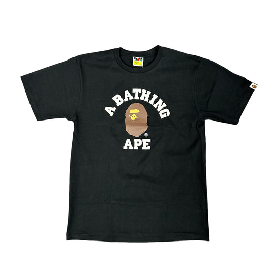 Bape College Black Tee