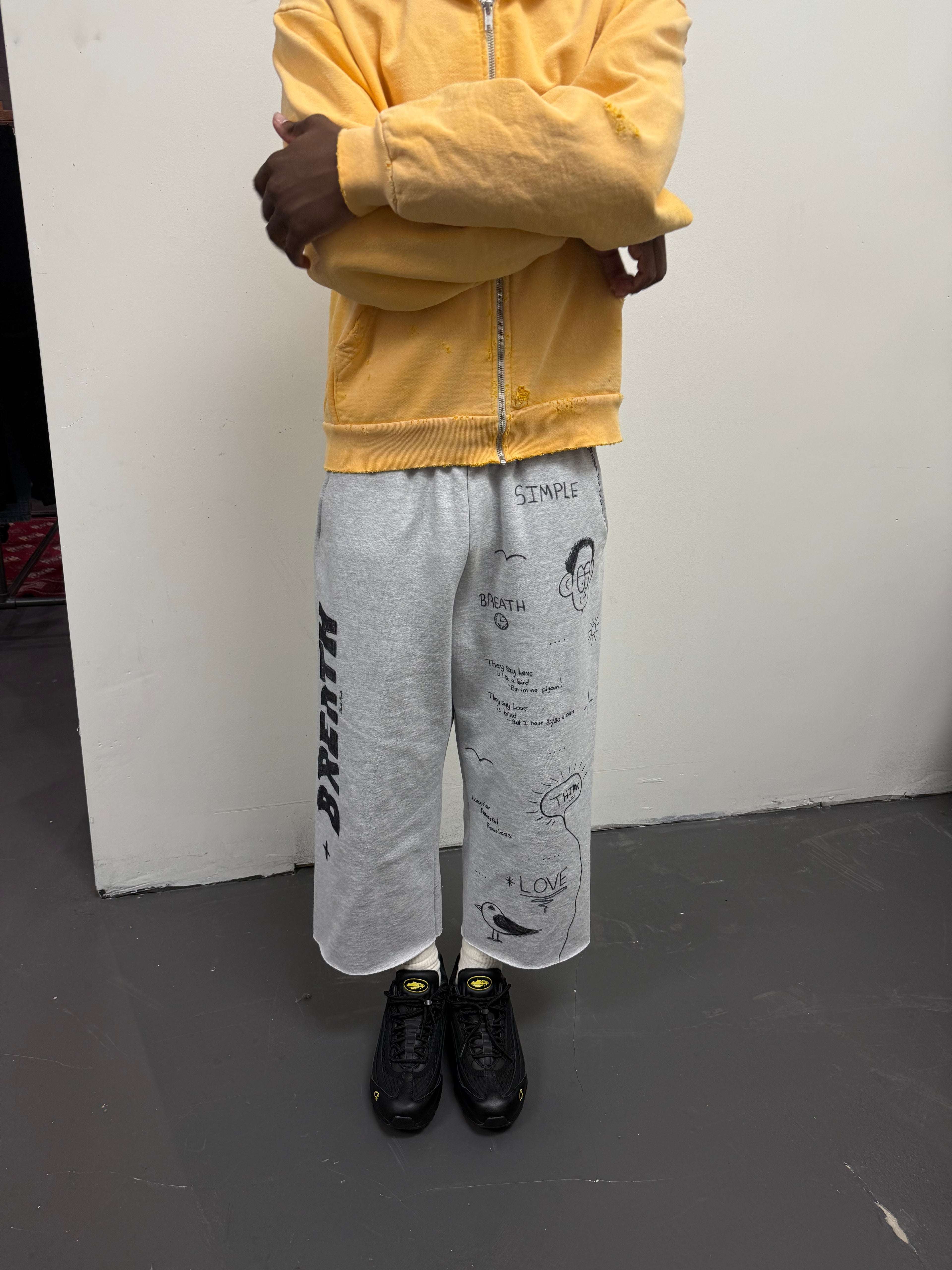 Breath In Time “CILY” Zip Up Hoodie “Yellow”