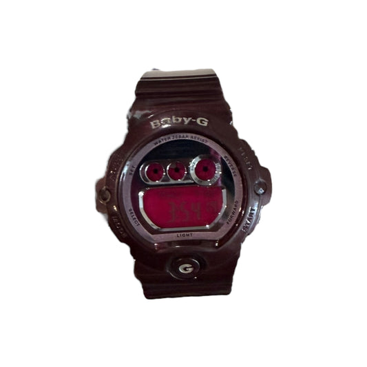 Maroon/Pink Baby G Shock