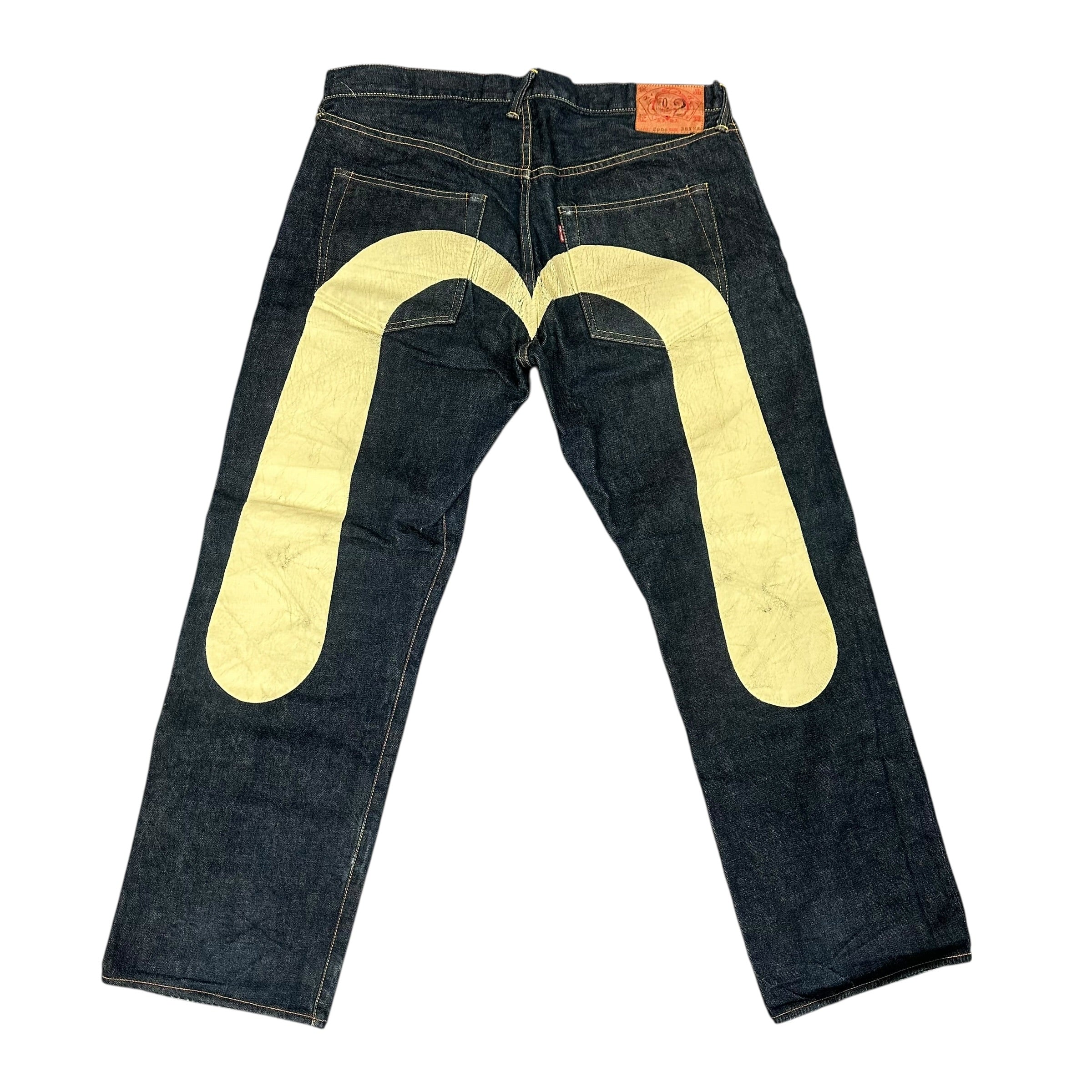Vintage Evisu Dark Blue/Cream Jeans