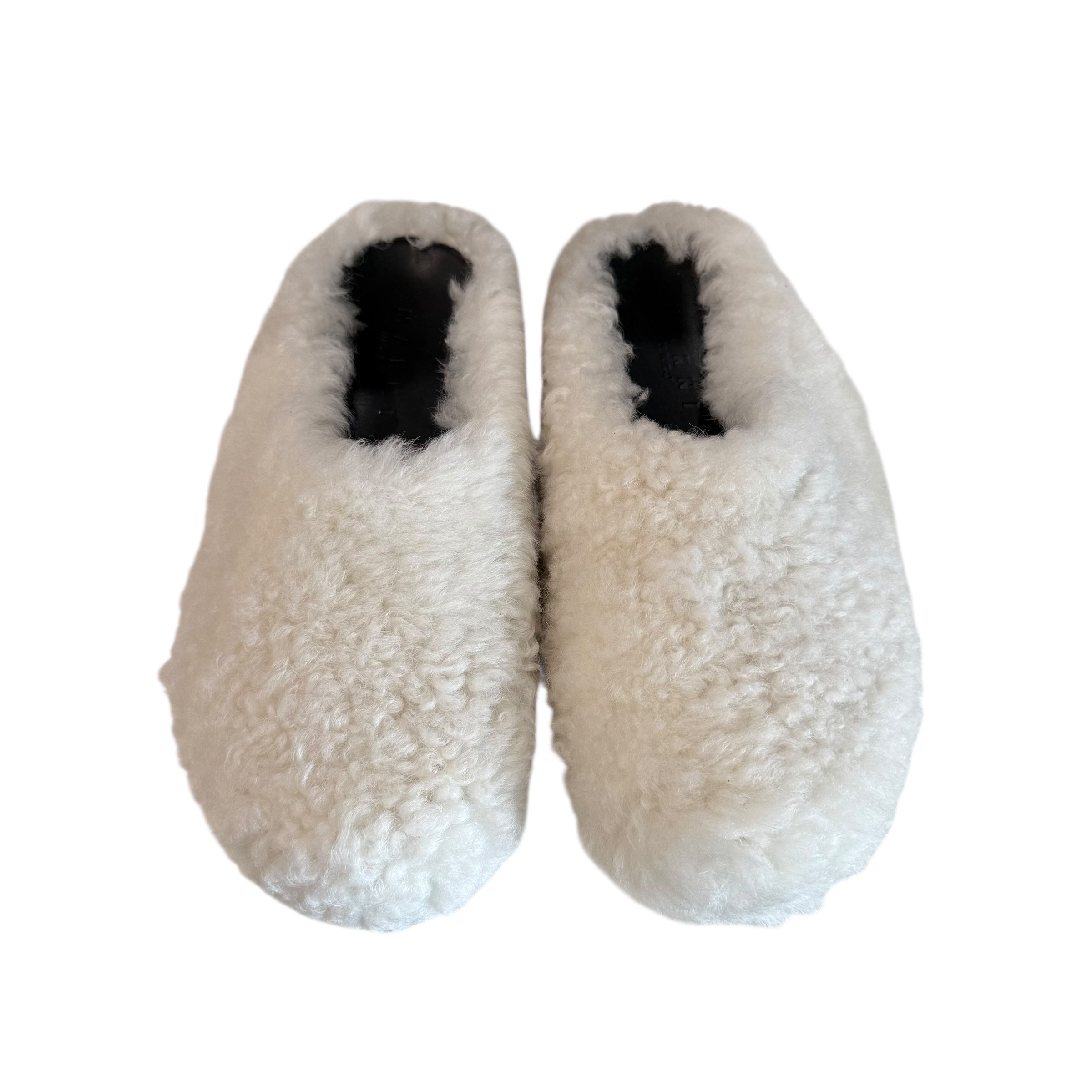 NEW Marni White Fussbett Mules