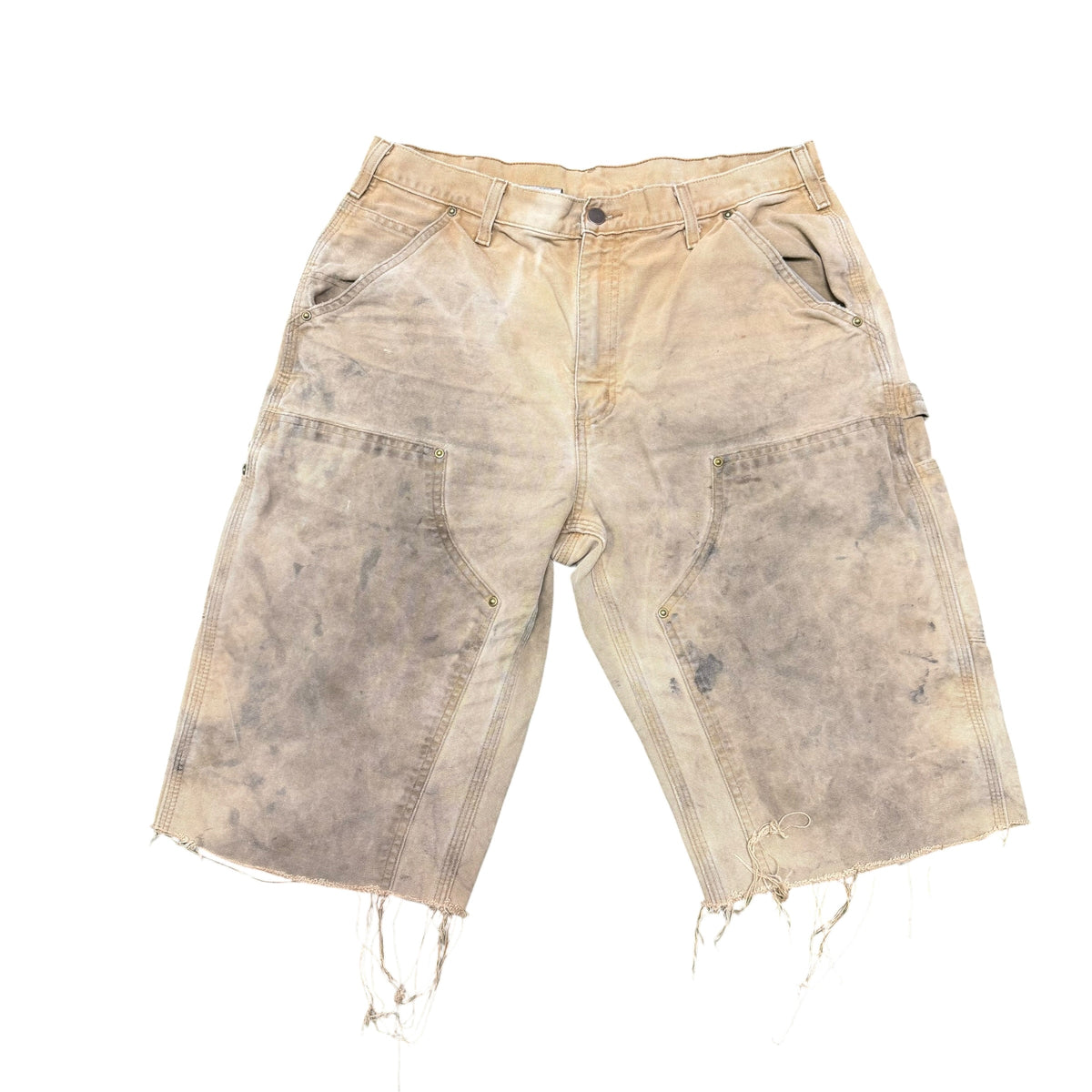 Vintage Tan Carhartt Double Knee Shorts (34)
