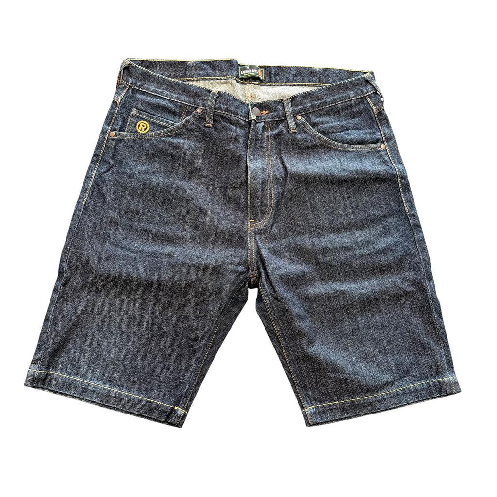 Bape Spell-Out Denim Shorts