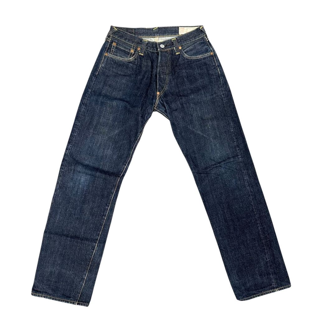 Vintage Evisu Dark Blue/Yellow Jeans