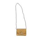 Brown Chanel Patent Wallet on Chain