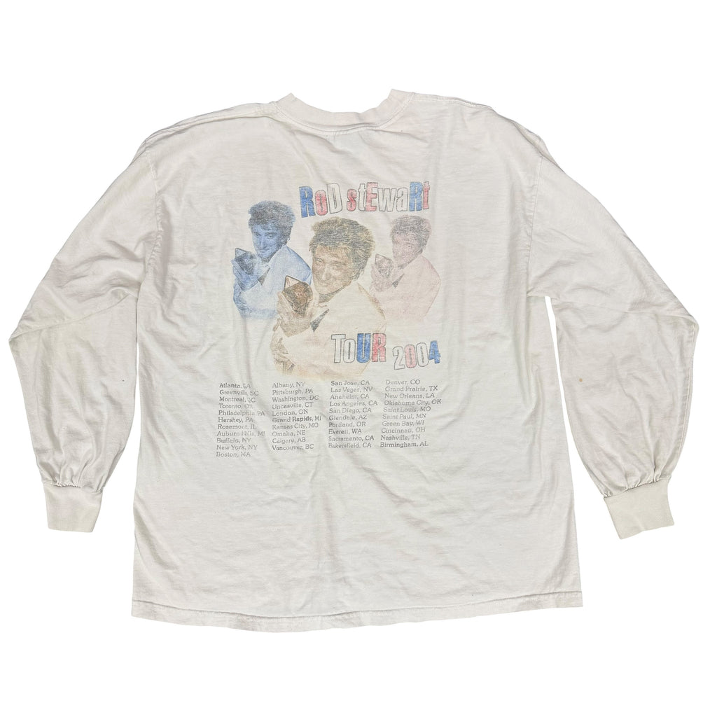 ‘04 Vintage Rod Stewart Tour Faded L/S Tee