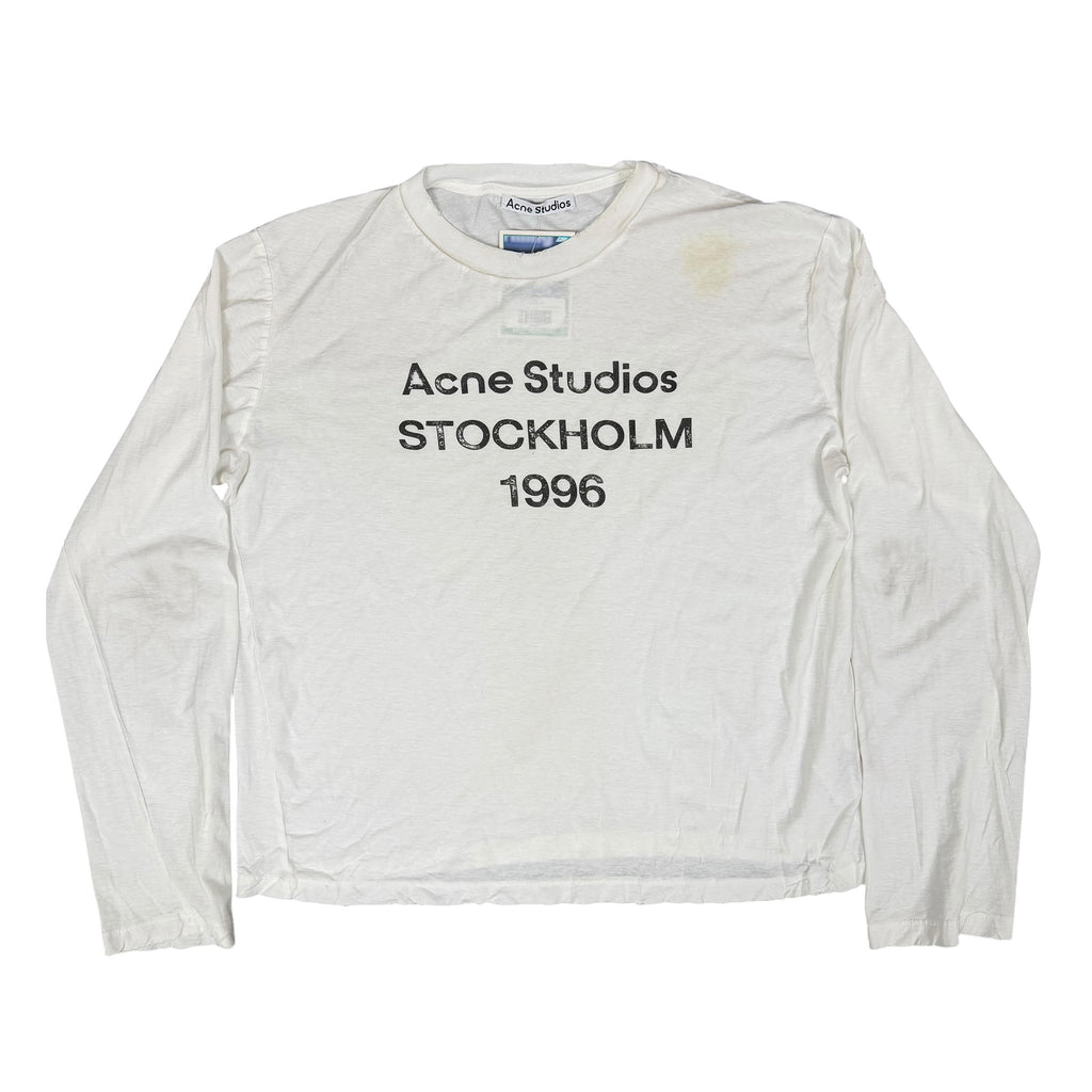 Acne Studios Stockholm L/S White Tee