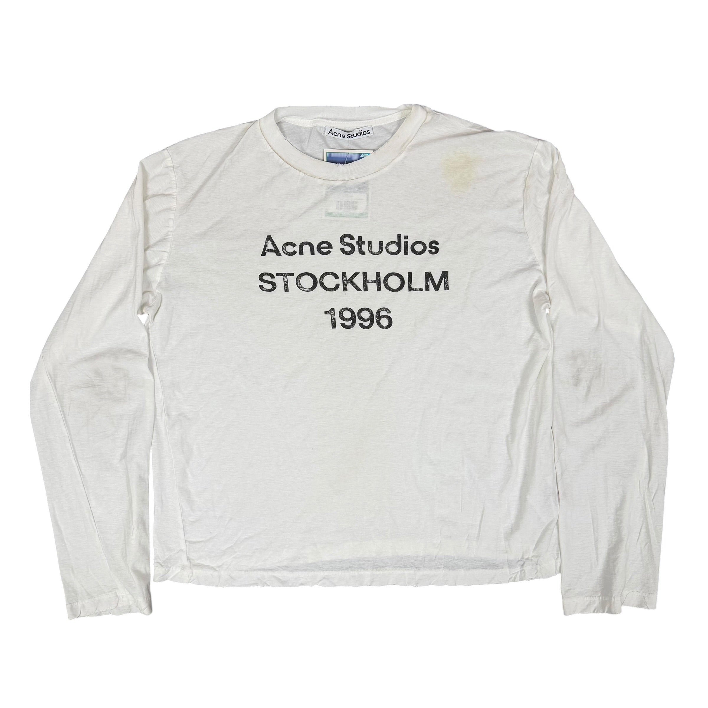 Acne Studios Stockholm L/S White Tee