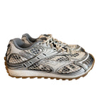 Bottega Veneta Orbit Sneakers Silver/White (No Box)