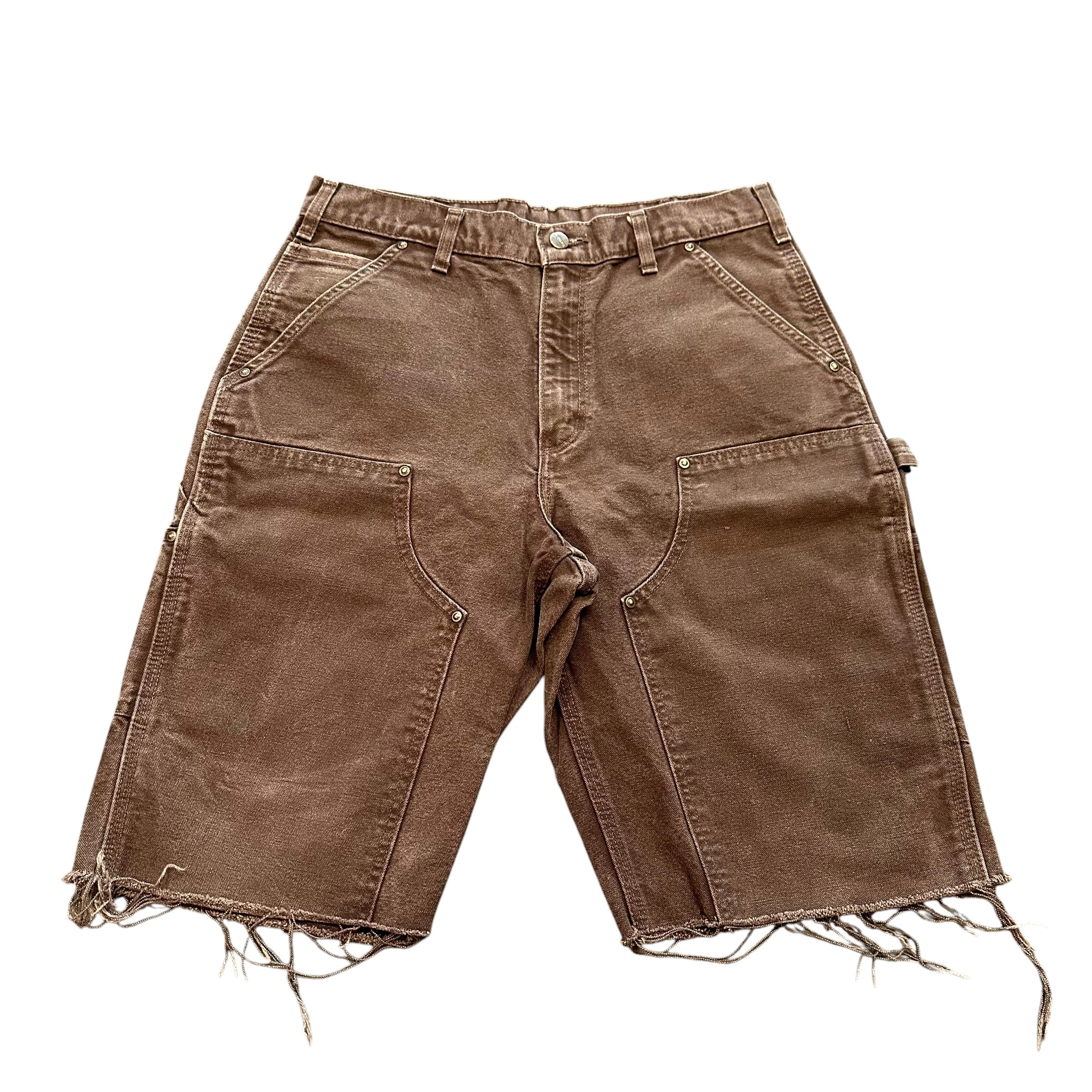 Carhartt Double Knee Carpenter Faded Brown Shorts (31)