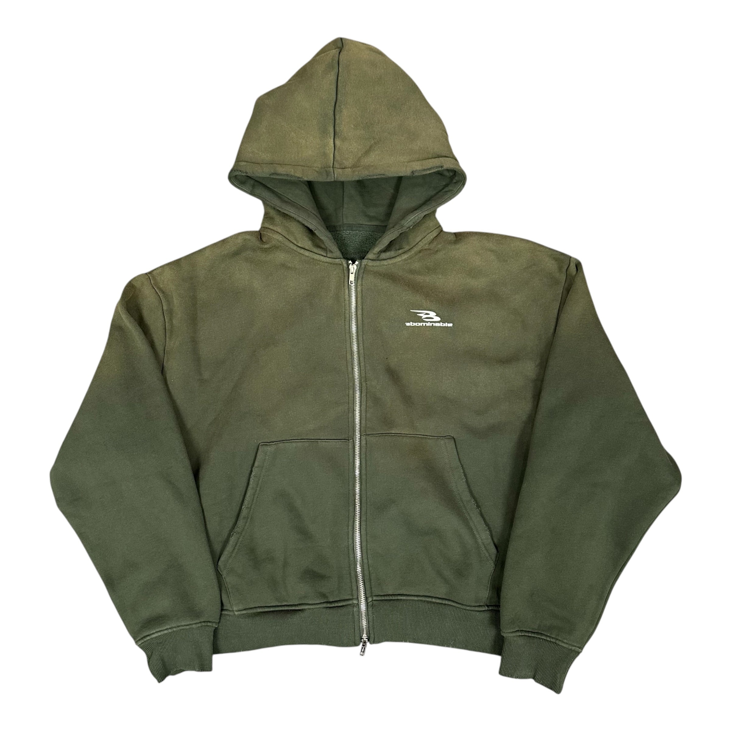 NEW Abominable Green Zip Hoodie