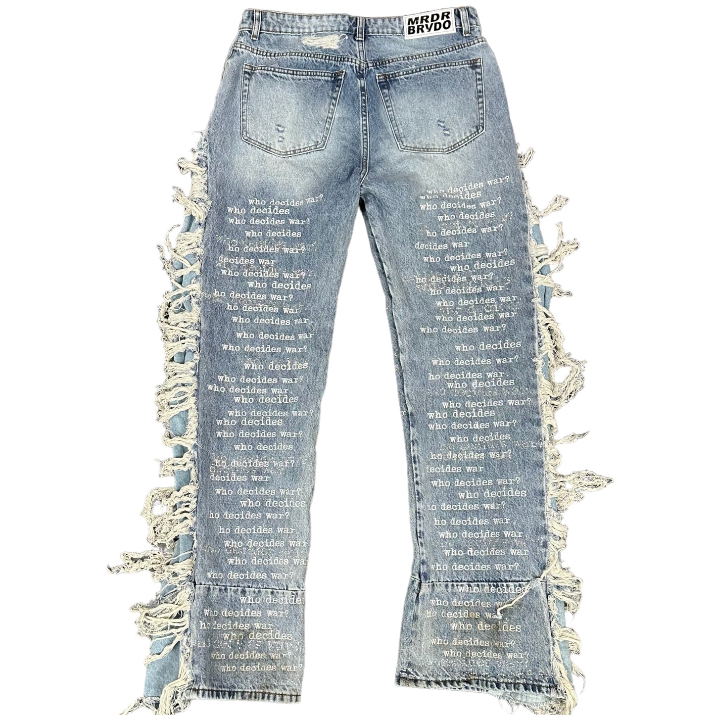 WDW Ultra Flare Scripture Denim