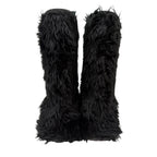 Balenciaga x Crocs Faux Fur Boots “Black” (No Box)
