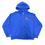 Denim Tears Pan African Zip Hoodie in Blue