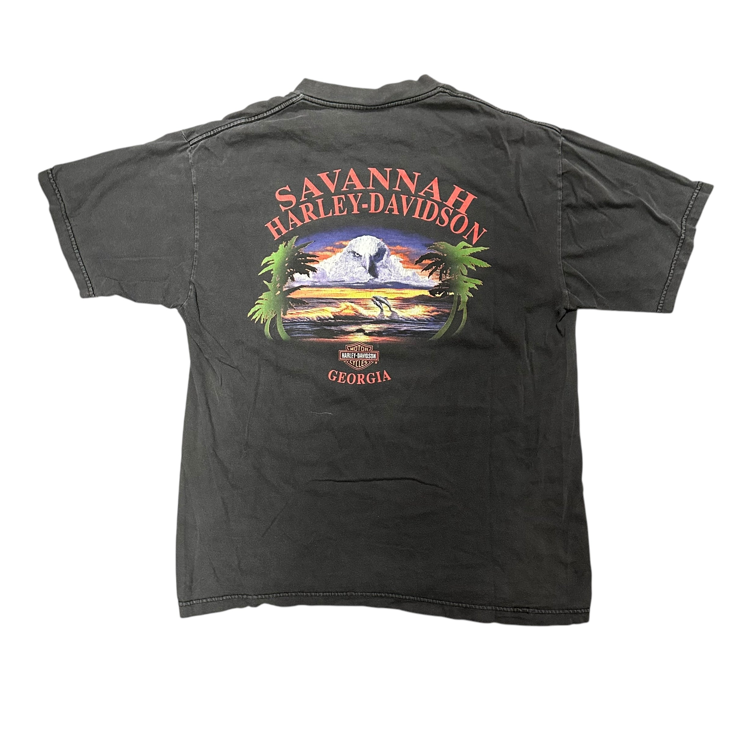 Vintage Harley Davidson Savannah GA Tee