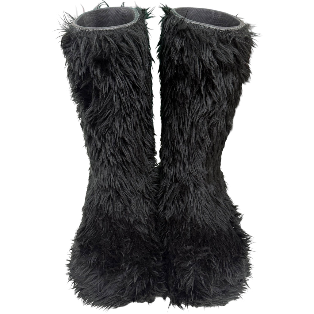 Balenciaga x Crocs Faux Fur Boots “Black” (No Box)
