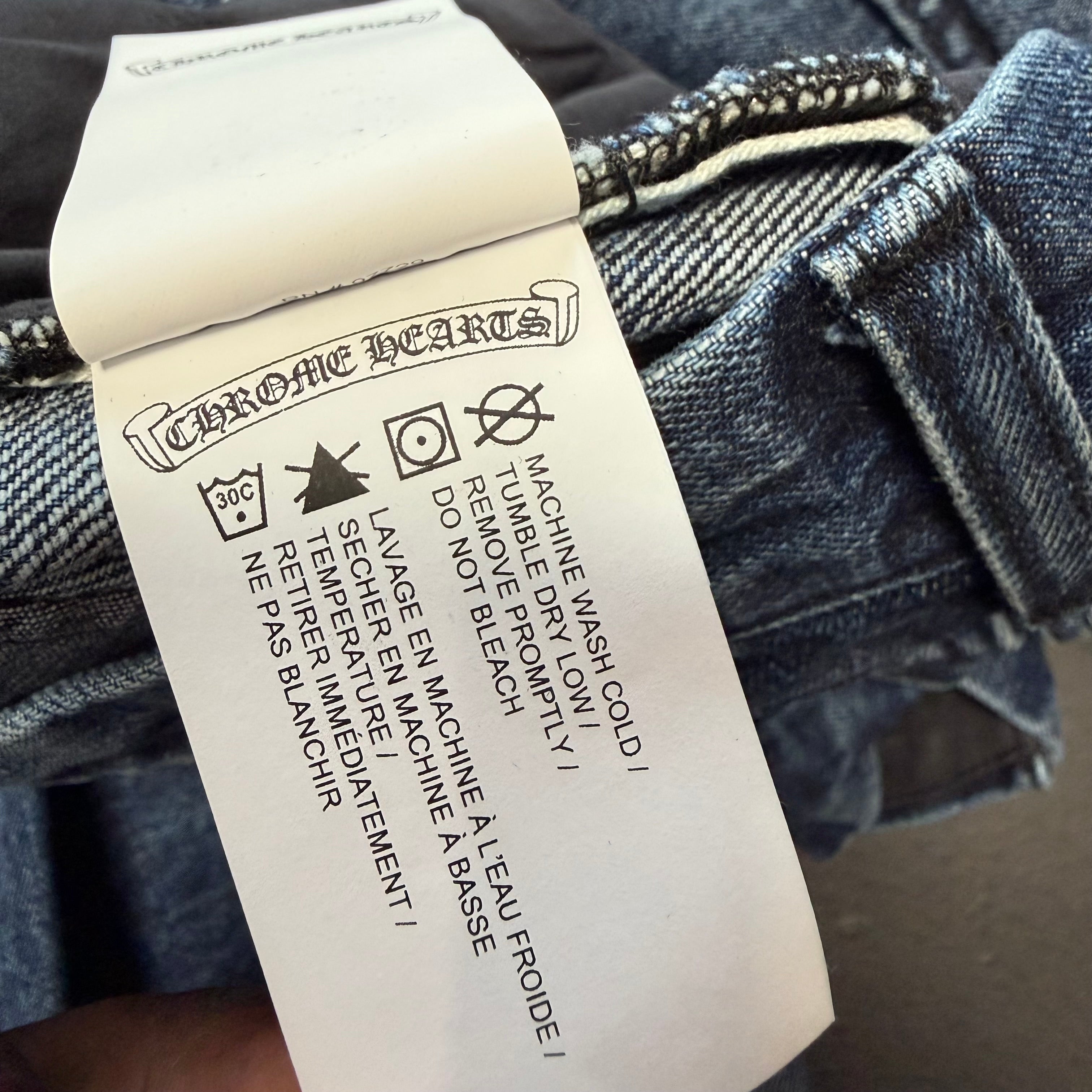 Chrome Hearts Richard Cut Flare Jeans