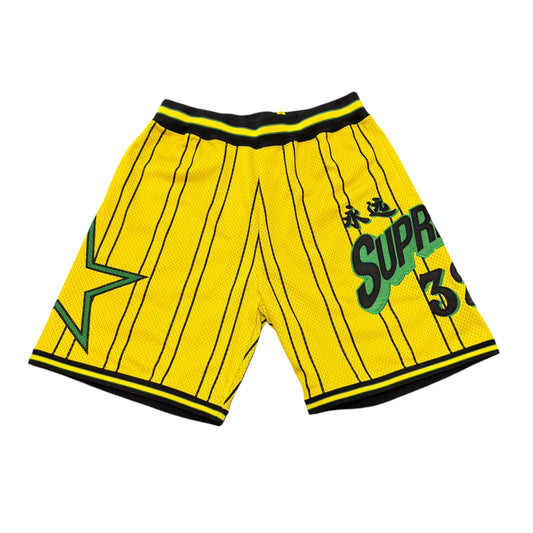 TW SURPEME STAR BASKETBALL SHORTS YELLOW (YZAW7A)