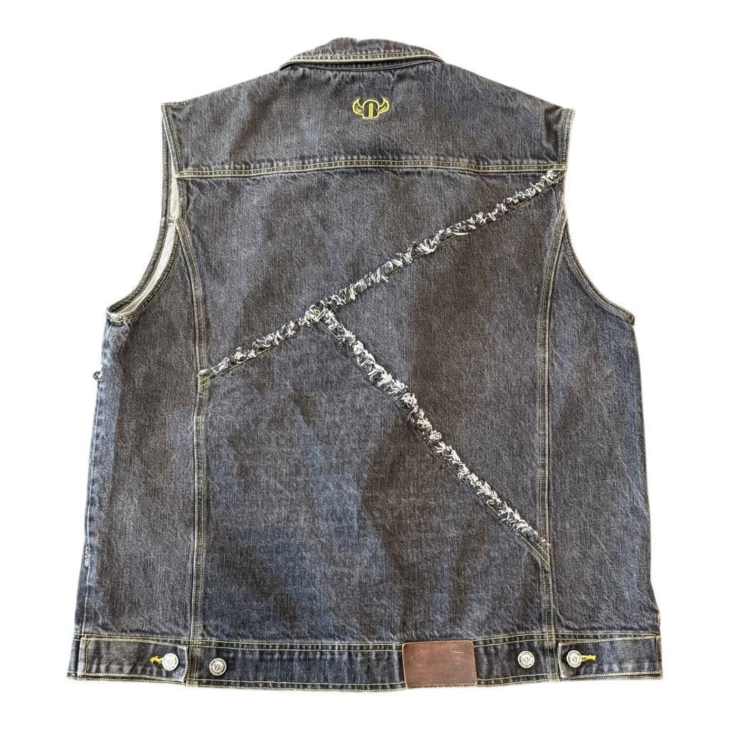 Black Denim Outkast Vest