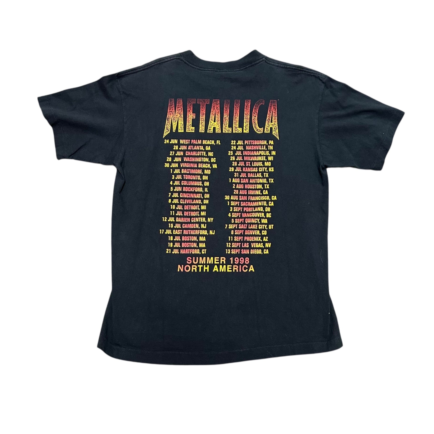 Metallica 1998 Tour Shirt