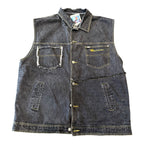 Black Denim Outkast Vest
