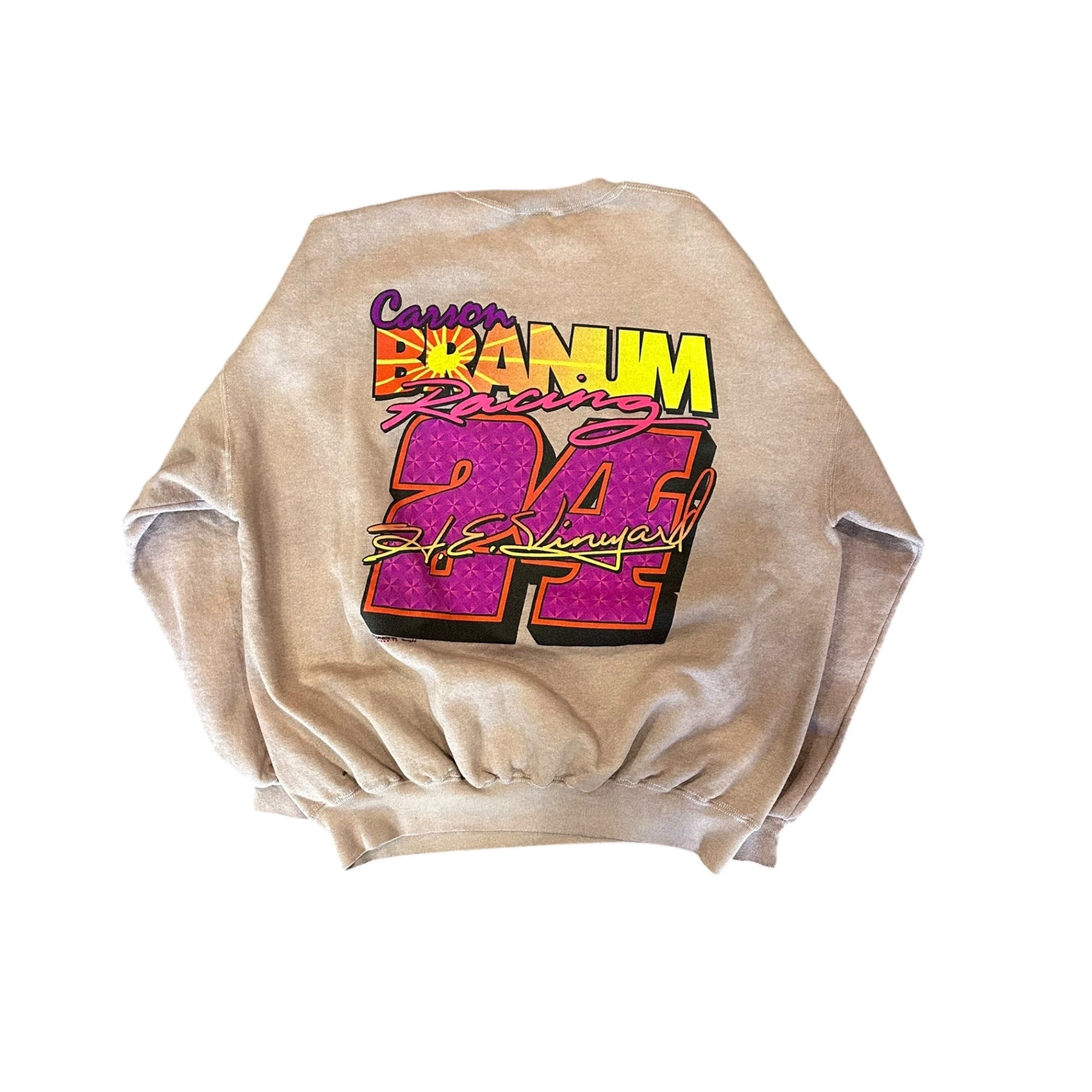 Light Brown Nascar Crewneck