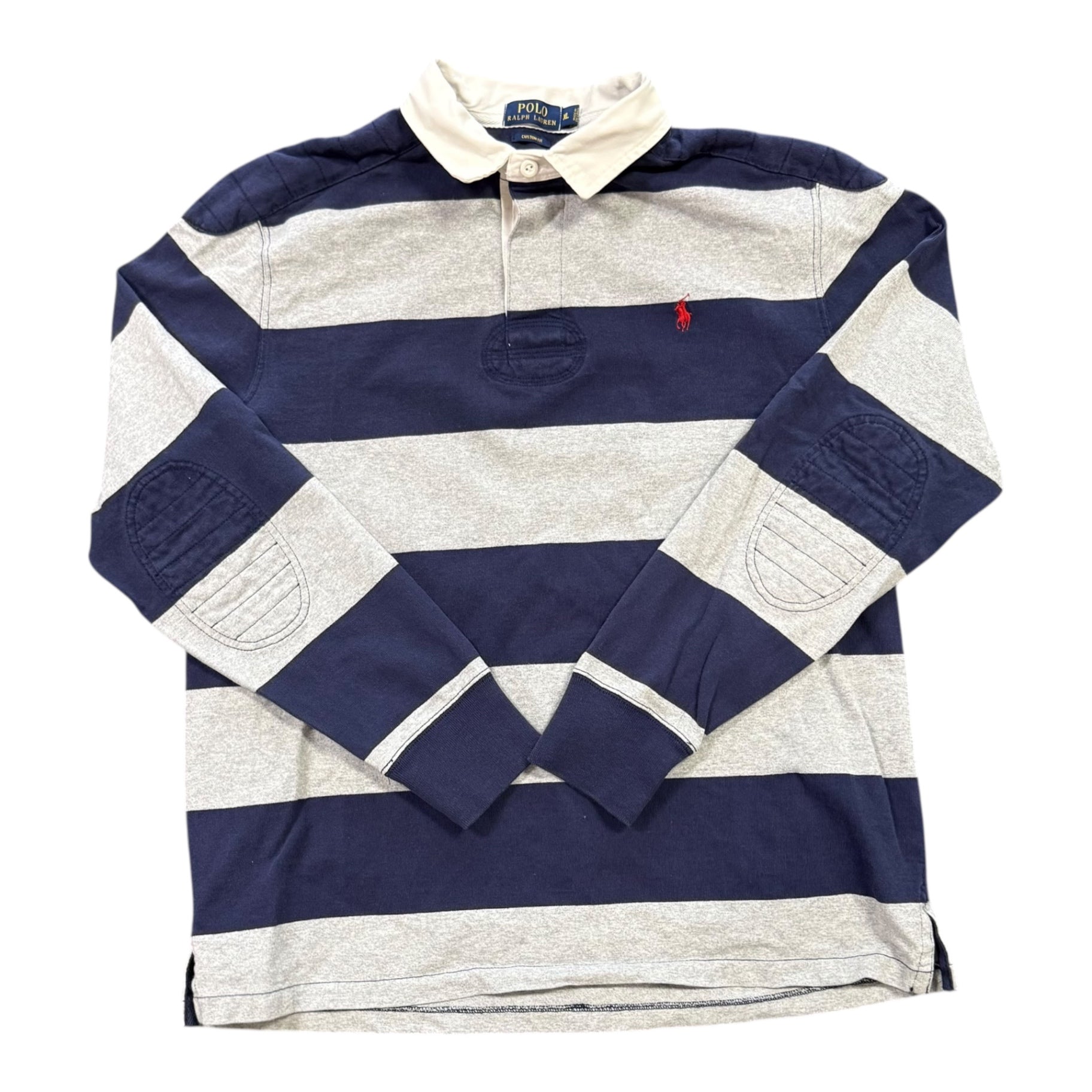 Polo Rugby Longsleeve Shirt Navy/Grey