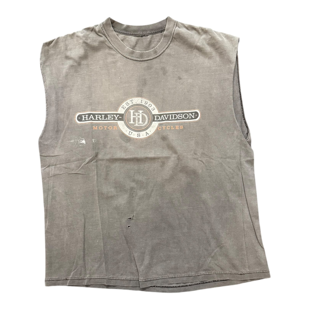 Harley Davidson Cut Off Shirt