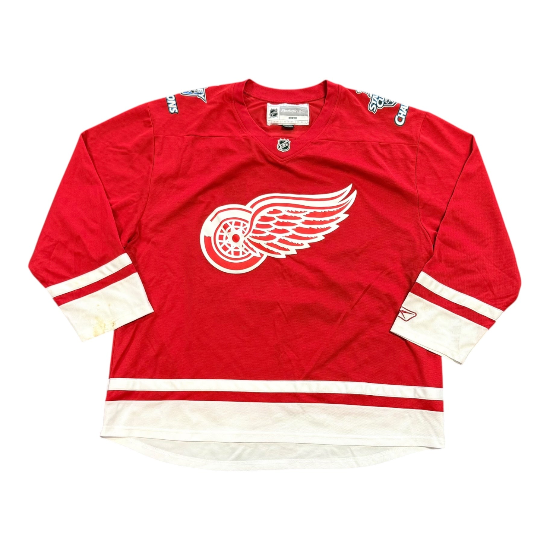 2008 Championship Detriot RedWings Hockey Jersey