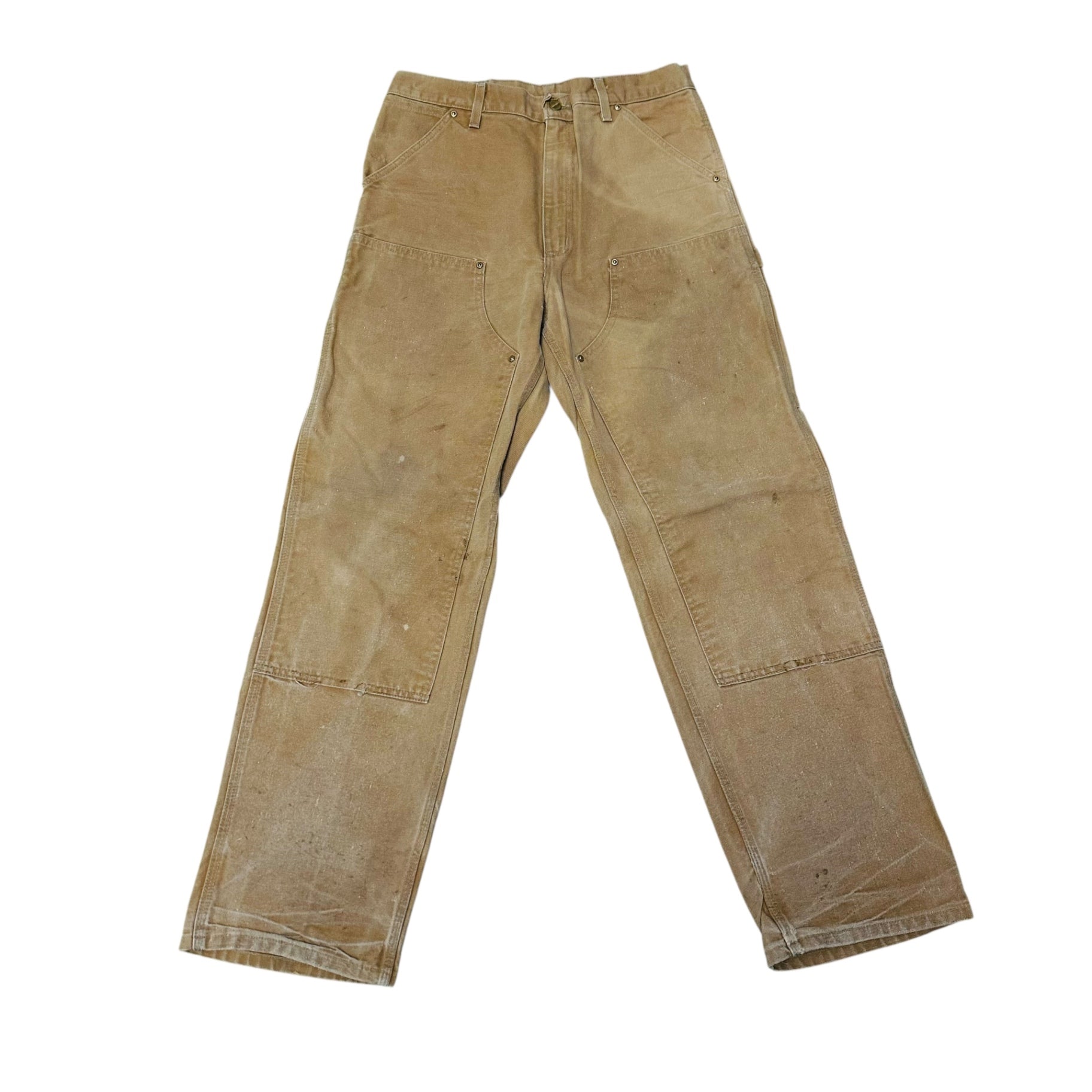 Tan Carhartt Double Knee Pants