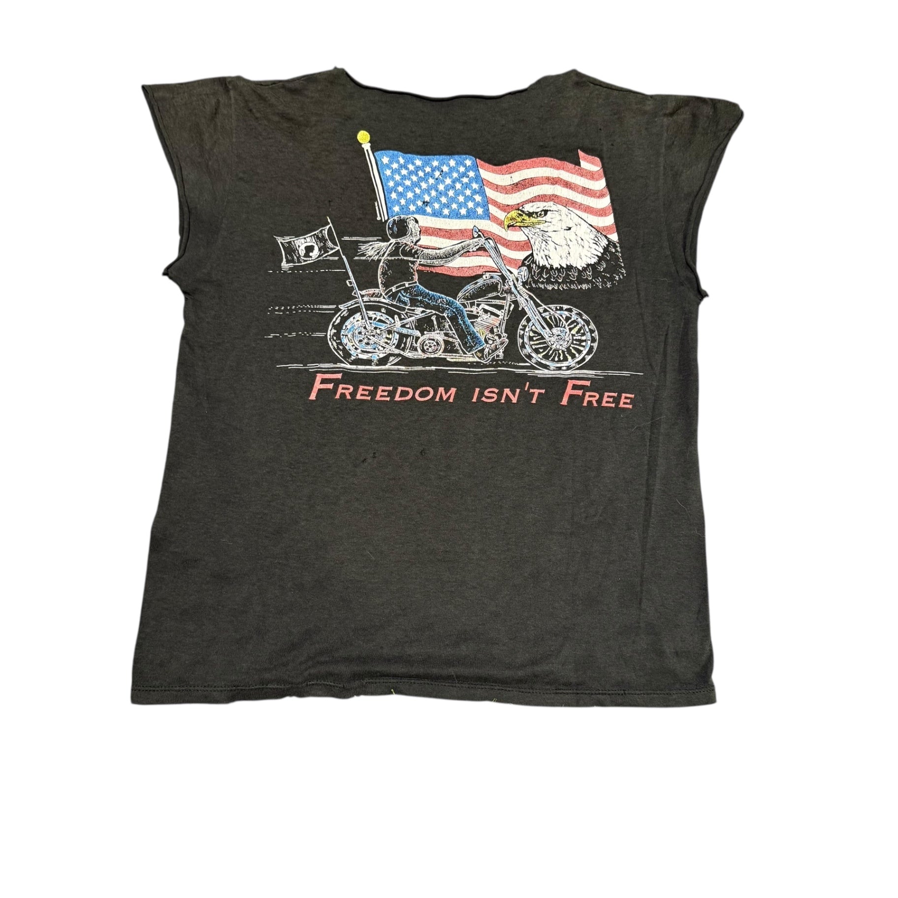 1994 Rolling Thunder Biker Cut Off Shirt