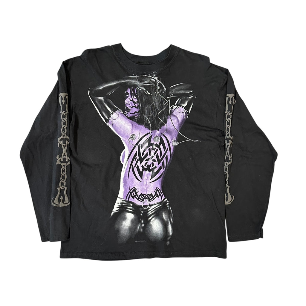 Y2K Purple Girl Longsleeve Shirt